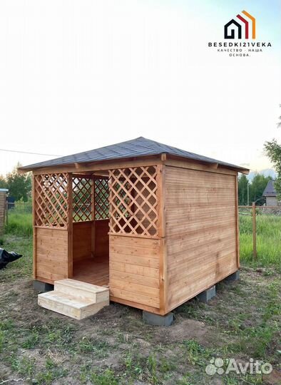 Беседка 4х4. Монтаж за 1 день