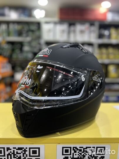 Мотошлем интеграл AiM JK320 Black Matt(S,M,L,XL)