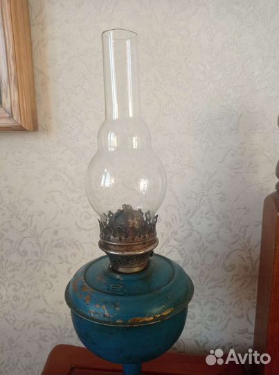 Стеклянная колба керосиновой лампы 53 мм диам