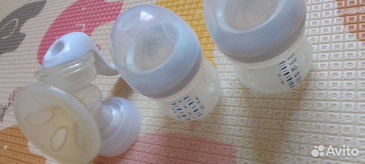 Бутылочки avent, ручной молокоотсос avent