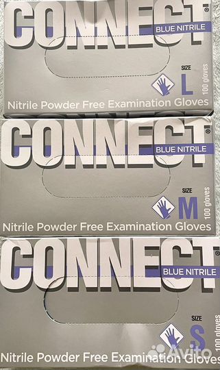 Перчатки медицинские нитриловые