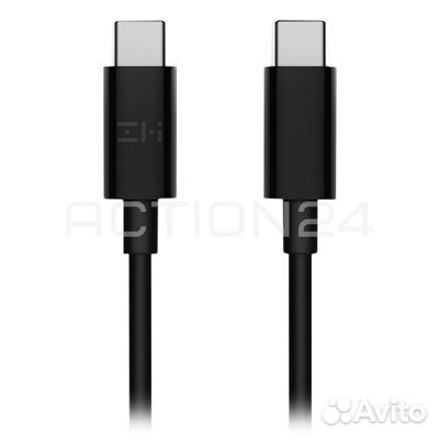 Кабель ZMI Type-С / Type-C 100W 5A AL308E (черный
