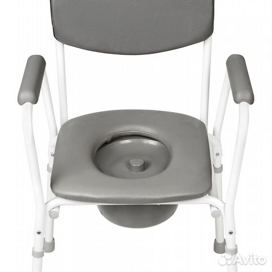 Кресло-Туалет TU 2 с мягкими спинкой и сиденьем
