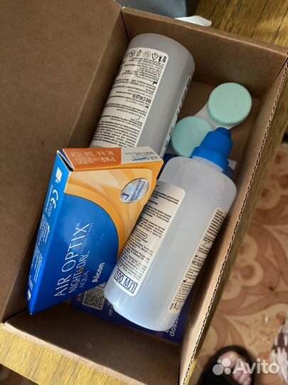 Линзы контактные Air optix night end day на -2