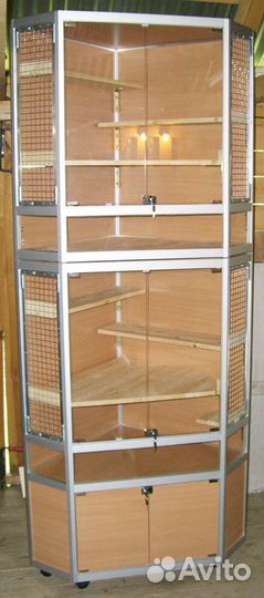 Клетки витрины для шиншилл, дегу, других грызунов
