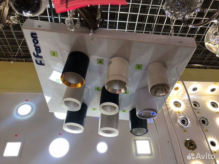 Светодиодные светильники трековые