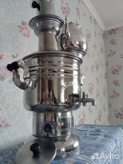 Самовар на дровах и угле