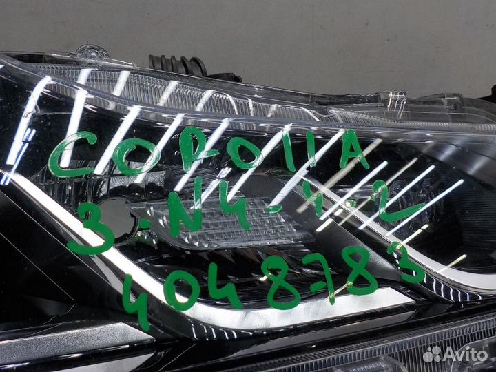 Фара правая Toyota Corolla
