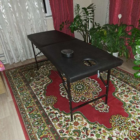 Массажный стол складной с вырезом