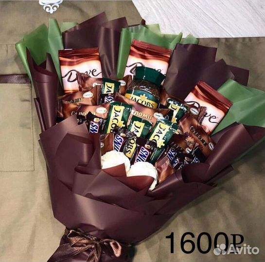 Чайный съедобный букет