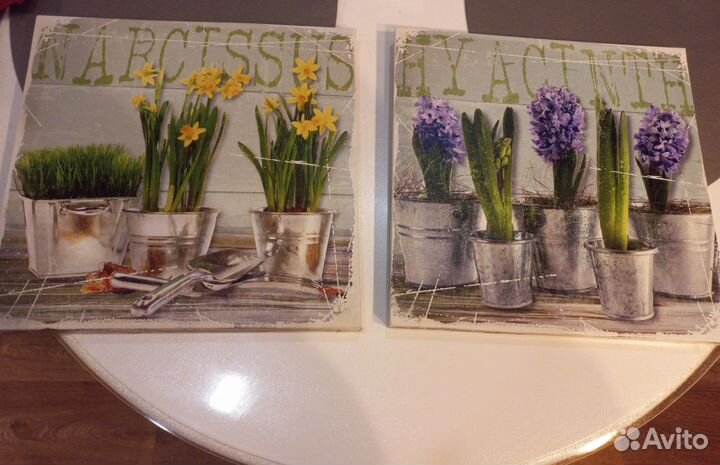 Картины 2 шт. 30на 30