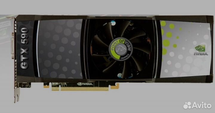 Видеокарта Nvidia GTX590 3 Gb