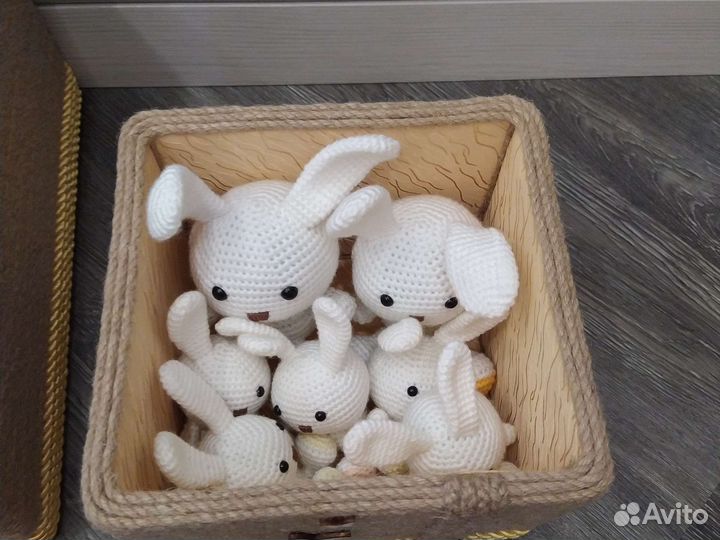 Вязаные игрушки ручной работы