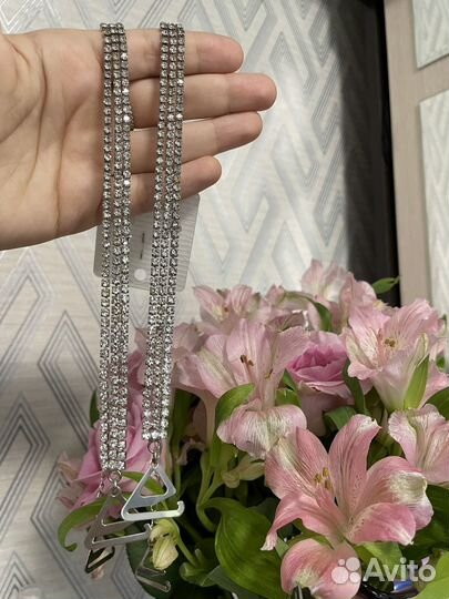 Бретели со стразами