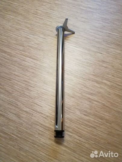 Ножка (опора) круглая 820х60 мм цвет хром