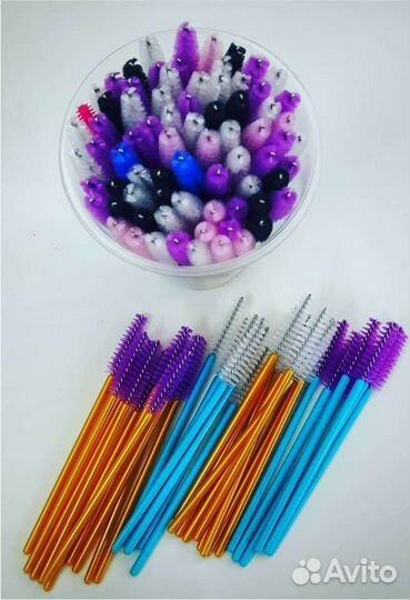 Щёточки для ресниц нейлоновые новые