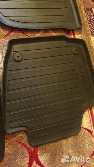 Оригинальные коврики skoda rapid