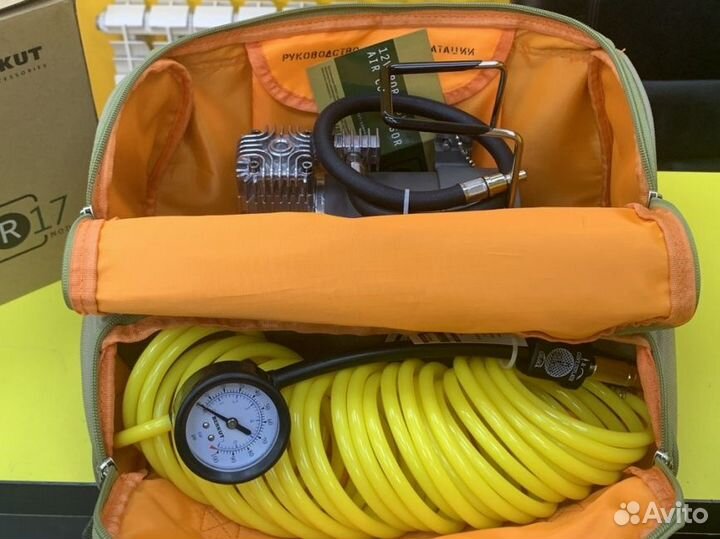 Компрессор автомобильный berkut R17 (55л/мин) 12 А