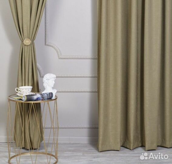 Шторы из ткани Канвас