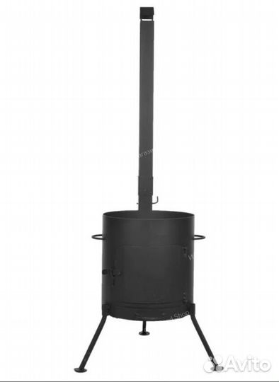 Печь под казан с трубой 410 мм. (под казан 16 л.)