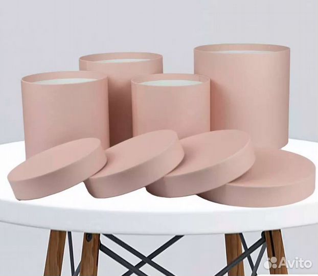 Шляпная коробка круглая