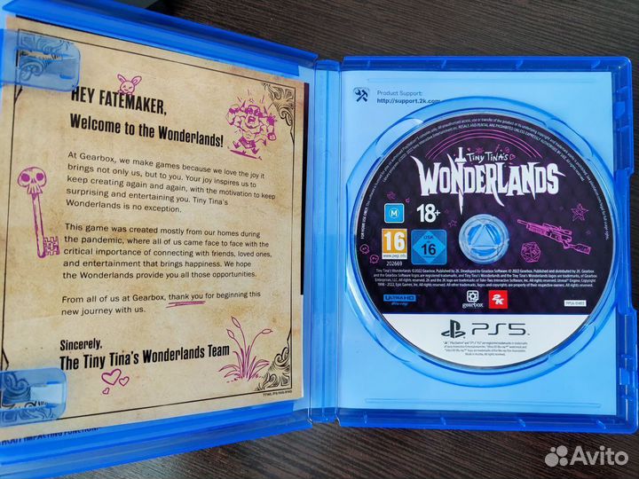 Диск Tiny Tina’s Wonderlands Next-Level Ed. PS5