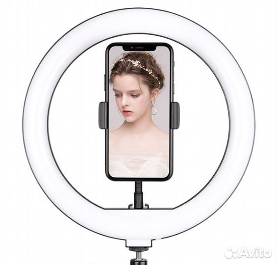 Кольцевая лампа 26 см и штатив