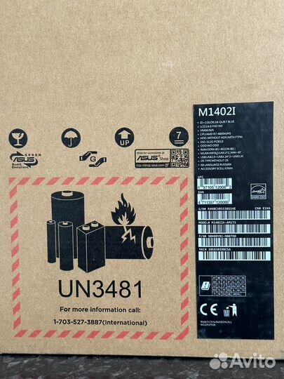 Новый Ноутбук asus Vivobook 14 R7 4800H 16/512