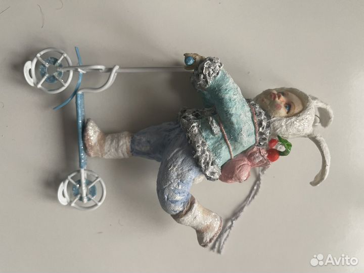 Ватные елочные игрушки