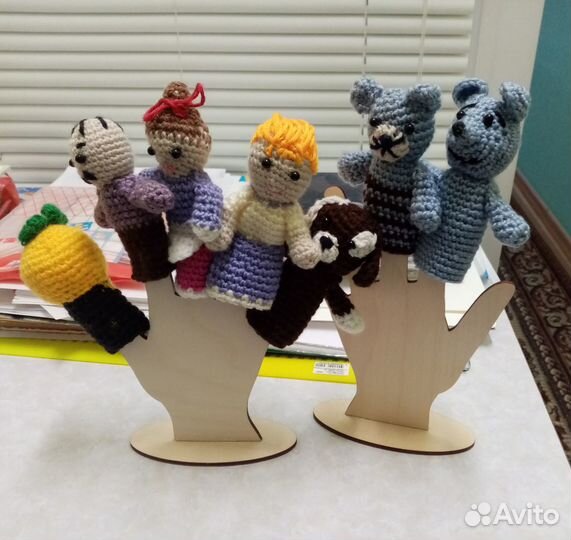 Вязаные игрушки ручной работы