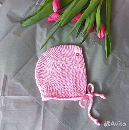 Чепчик для новорожденного