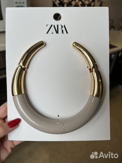 Оригинал Чокер ожерелье с эмалью Zara