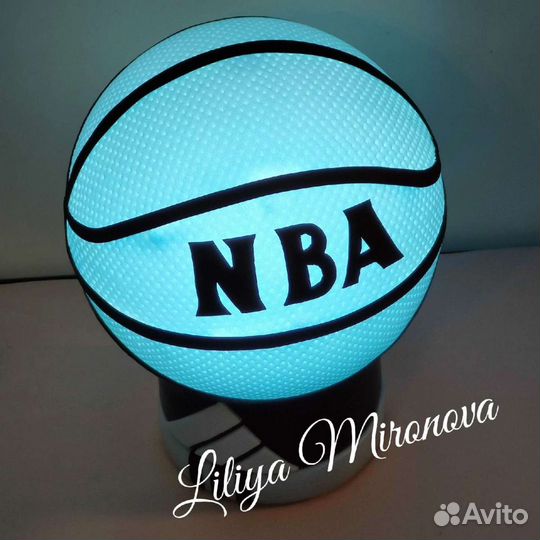 Баскетбольный мяч, светильник
