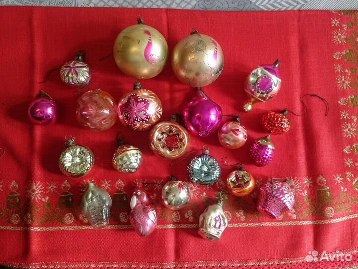 Елочные игрушки СССР