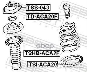 Отбойник амортизатора toyota RAV 4 00-05 пер