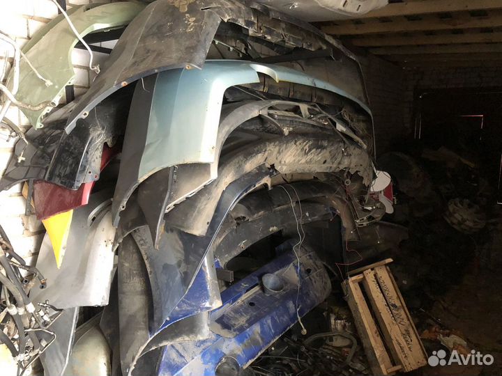 Бампер рено логан