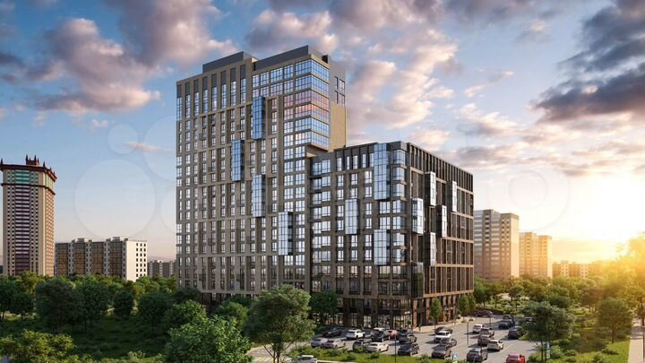 2-к. квартира, 72,2 м², 4/19 эт.