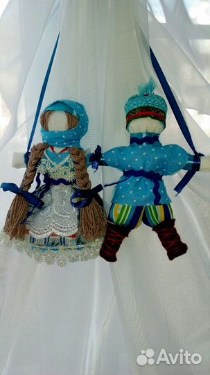 Кукла оберег Неразлучники