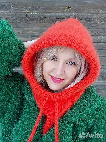 Капор из пуха норки