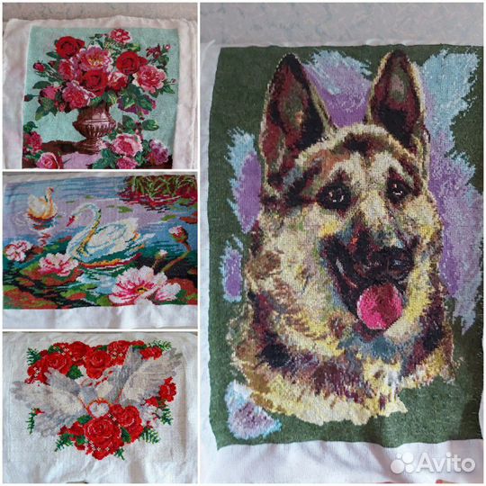 Картины вышитые крестиком на канве