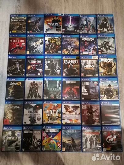 Диски игры для PS4