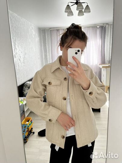 Куртка рубашка pull bear