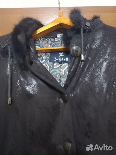 Дубленка женская зимняя 54