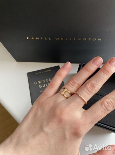 Daniel wellington кольцо elan dual ring 15 размер