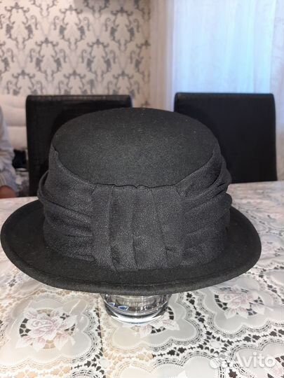 Новая шляпа женская фетр+шерсть