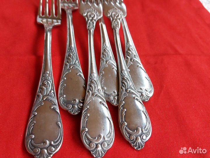 Мельхиор зиш роял. столовые ложки. вилки. ножи