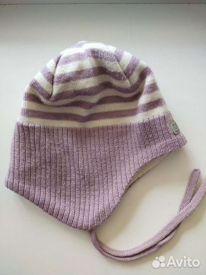 Шапка для девочки весна/осень 46-48 р-р