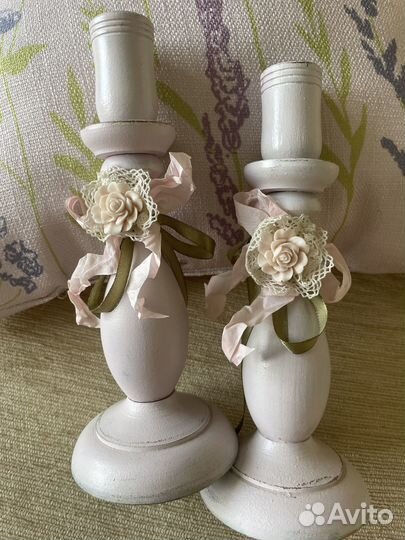 Подсвечник деревянный