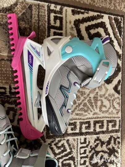 Коньки детские раздвижные для девочки oxelo