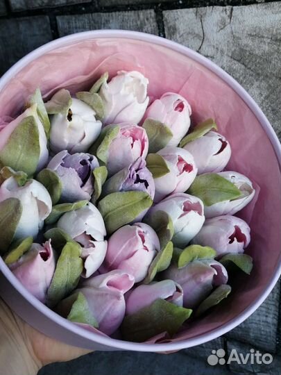 Сладкий подарок из зефира ко Дню рождения